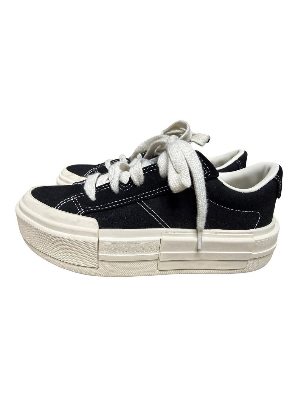 Converse All Star Cruise Low Top Platform Sneakers in Black and Cream 5.5 - Picture 8 of 12